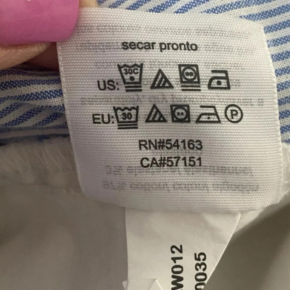 Tommy Hilfiger White Chino Pants Women Size 18 (1029) - Picture 6 of 6